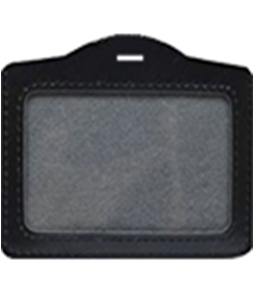 Credit Card Holder Leather Badge Holder