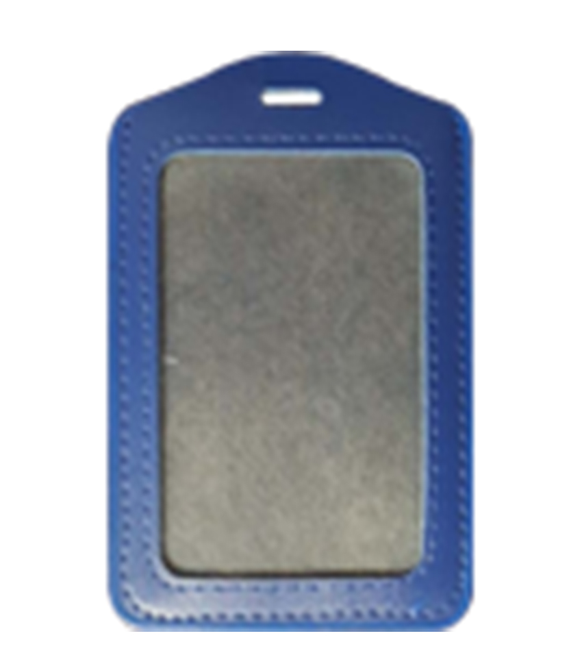 Horizontal Leather Badge Holder