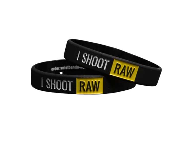 Debossed Inkfilled Silicone Wristbands