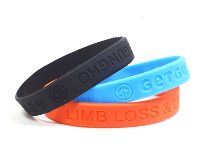 Debossed Silicone Wristbands